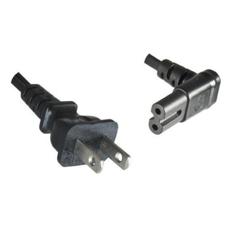 "MicroConnect Power Cord US - C7 Angled 18m | Durable & Reliable PE110718A"